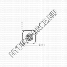 Предохранительный клапан из P в T модульный RDDA, RPEC (Sun Hydraulics, США) Cetop 3, Ду=6 мм, 95 л/мин